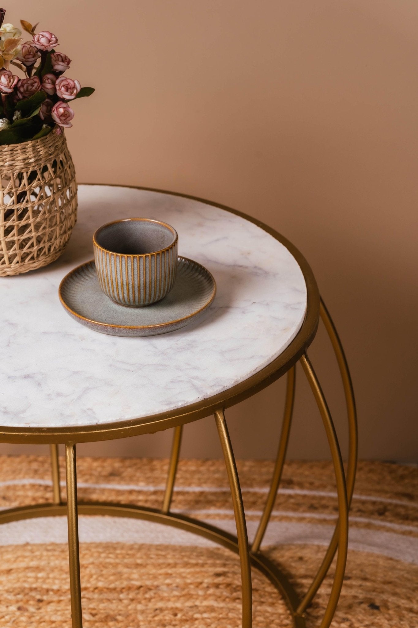 The Luxe Marble Accent Table - TesuSide Table