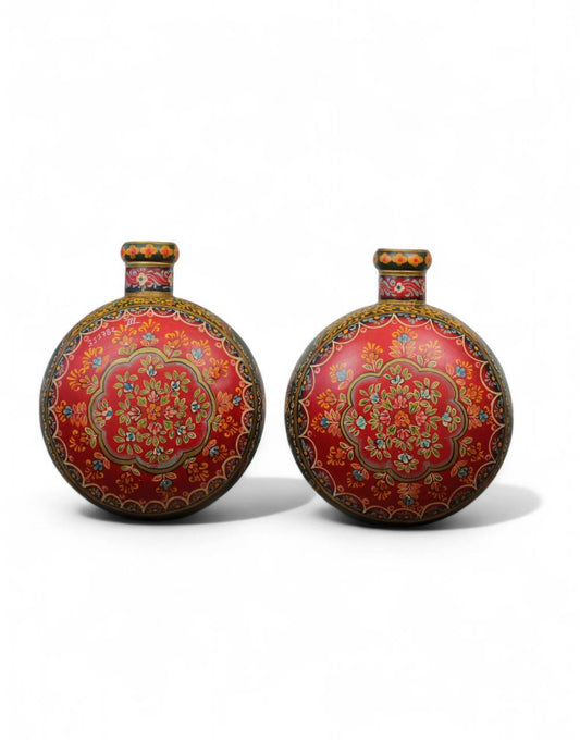 The Painted Iron Pot - TesuClay Pots