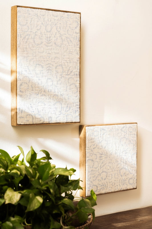 Threaded Treasures Wood and Fabric Wall Decor - TesuWall Decor