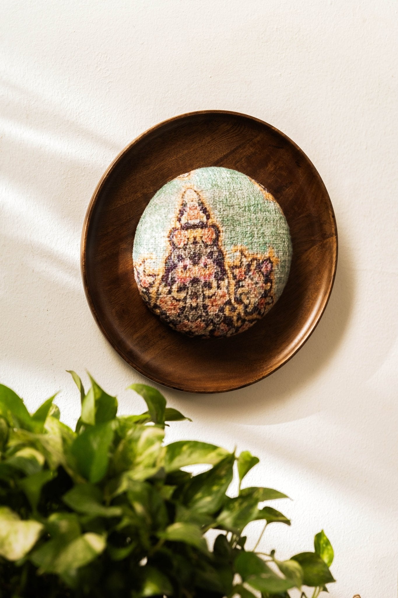 Threaded Treasures Wood and Fabric Wall Decor - TesuWall Decor