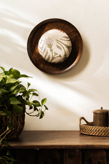 Threaded Treasures Wood and Fabric Wall Decor - TesuWall Decor