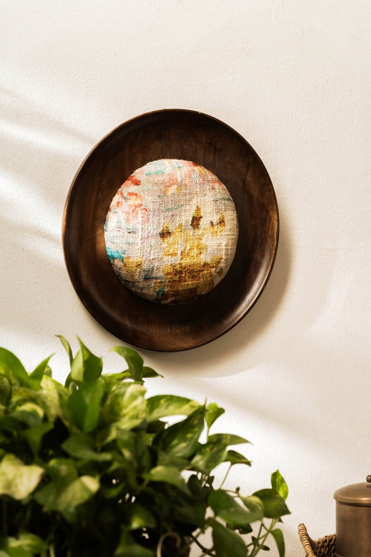 Threaded Treasures Wood and Fabric Wall Decor - TesuWall Decor