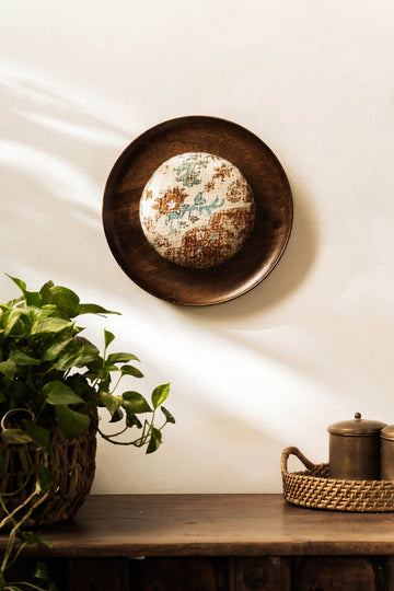 Threaded Treasures Wood and Fabric Wall Decor - TesuWall Decor