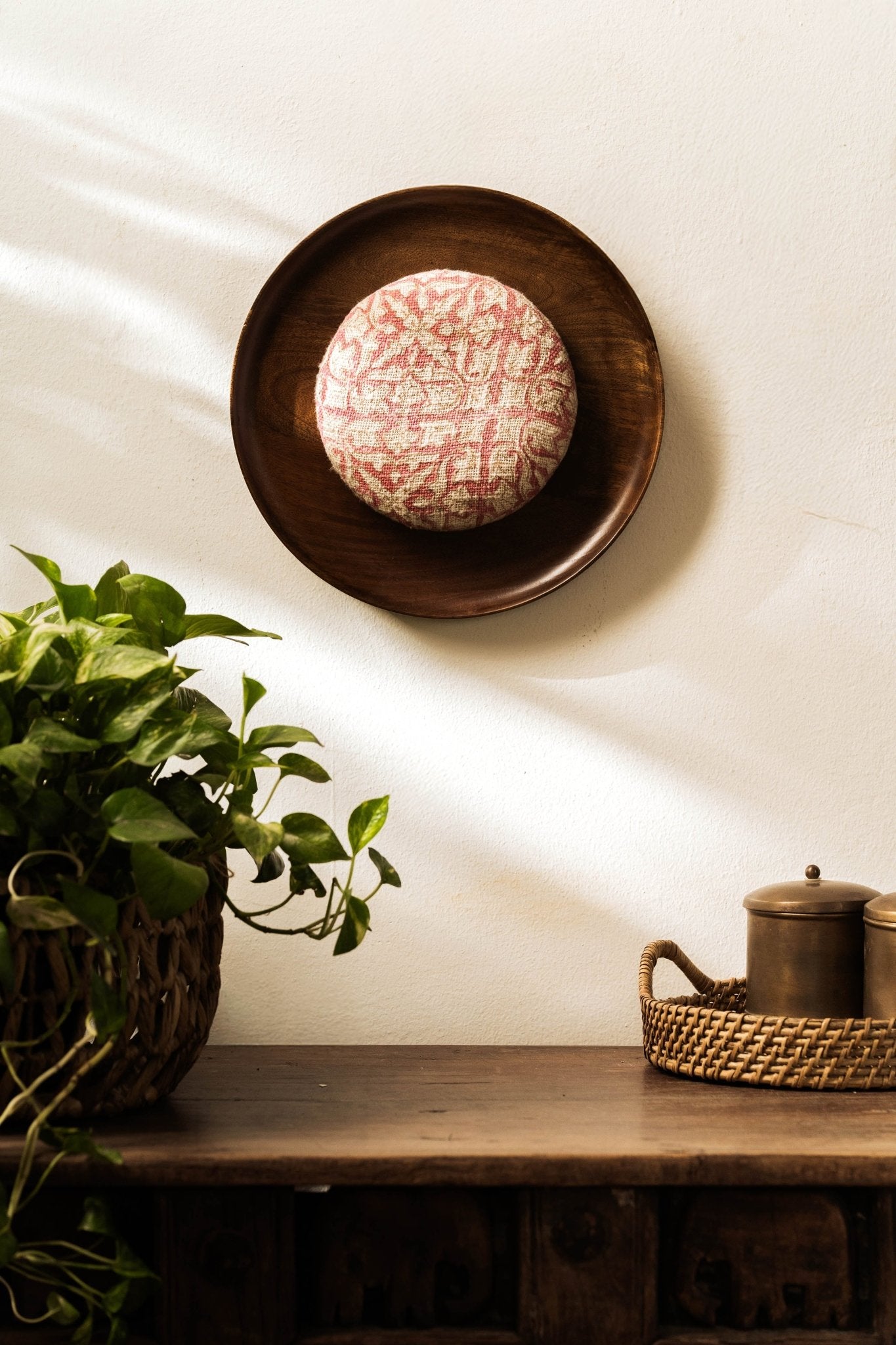 Threaded Treasures Wood and Fabric Wall Decor - TesuWall Decor