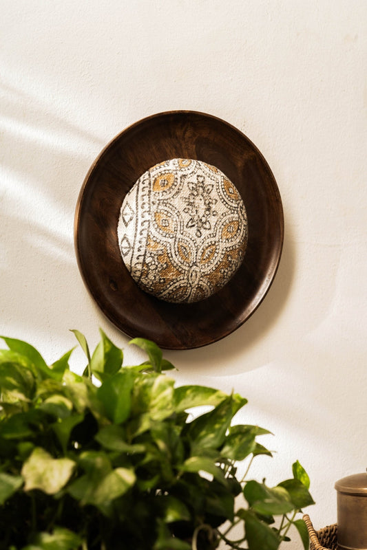 Threaded Treasures Wood and Fabric Wall Decor - TesuWall Decor