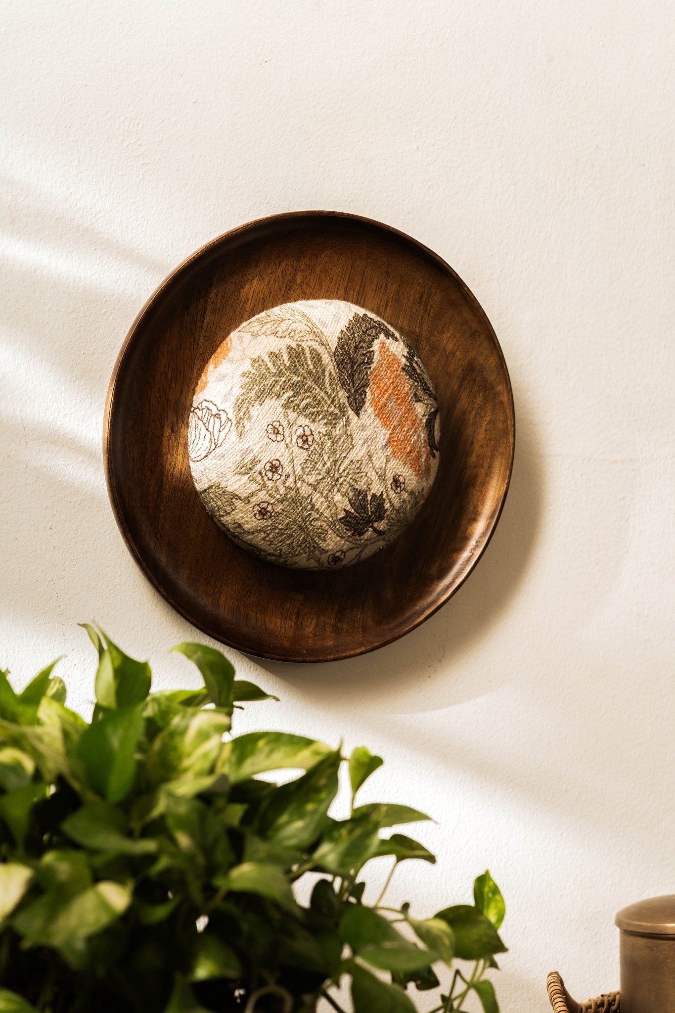 Threaded Treasures Wood and Fabric Wall Decor - TesuWall Decor