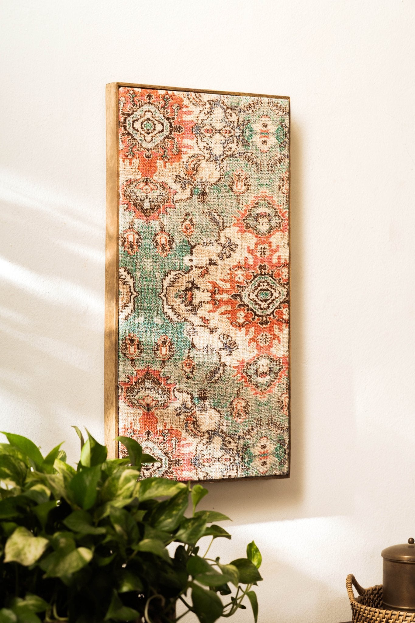 Threaded Treasures Wood and Fabric Wall Decor - Big - TesuWall Decor