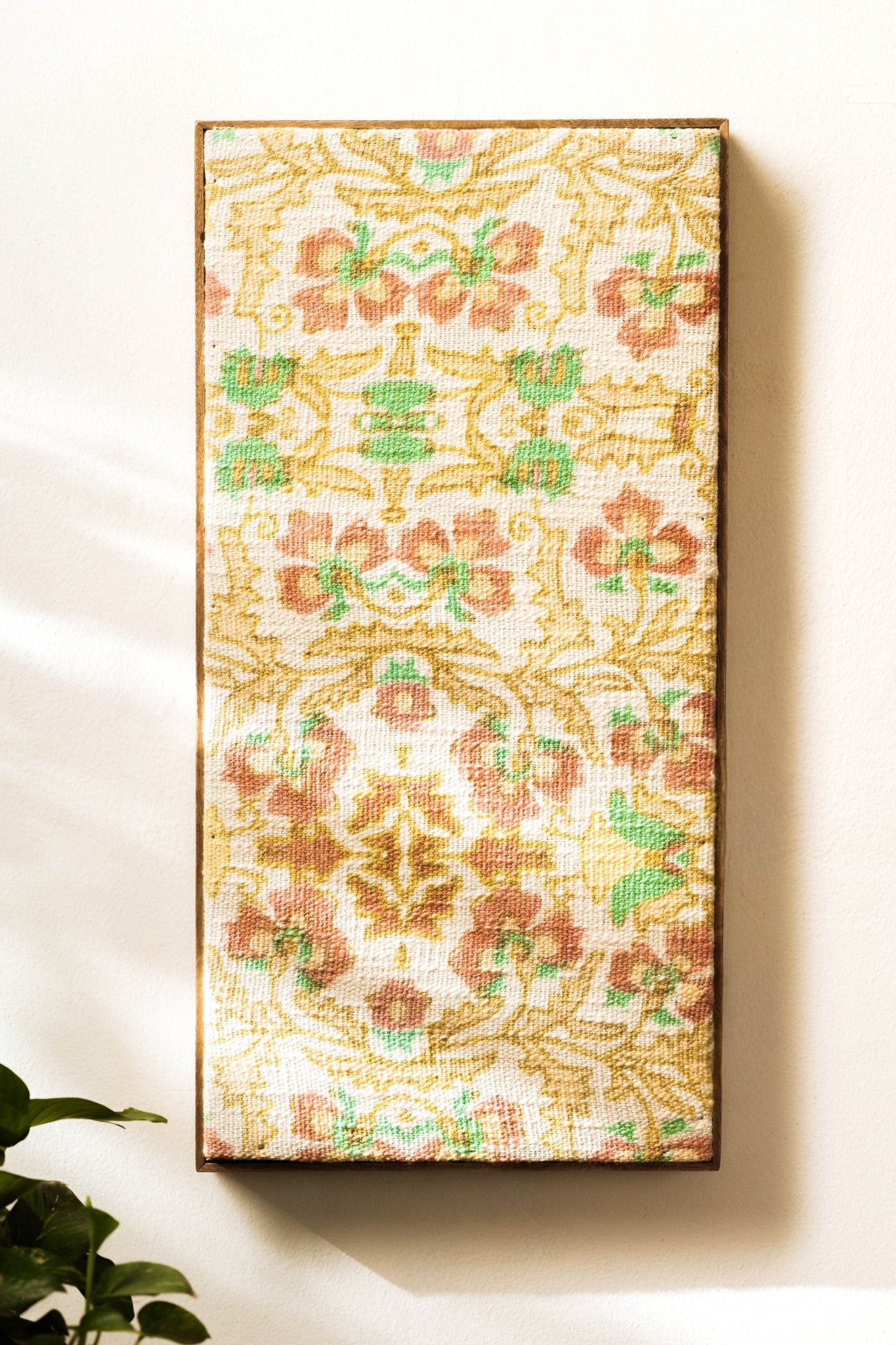 Threaded Treasures Wood and Fabric Wall Decor - Big - TesuWall Decor