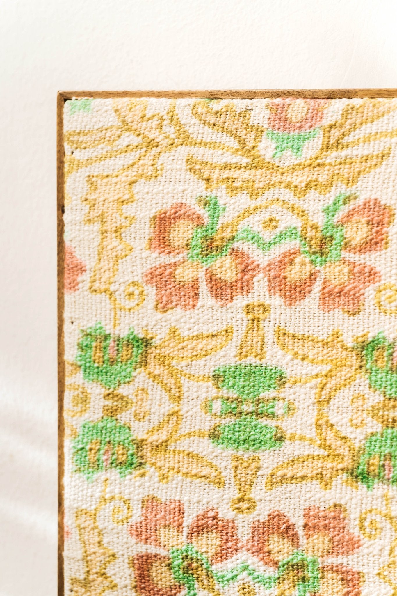 Threaded Treasures Wood and Fabric Wall Decor - Big - TesuWall Decor