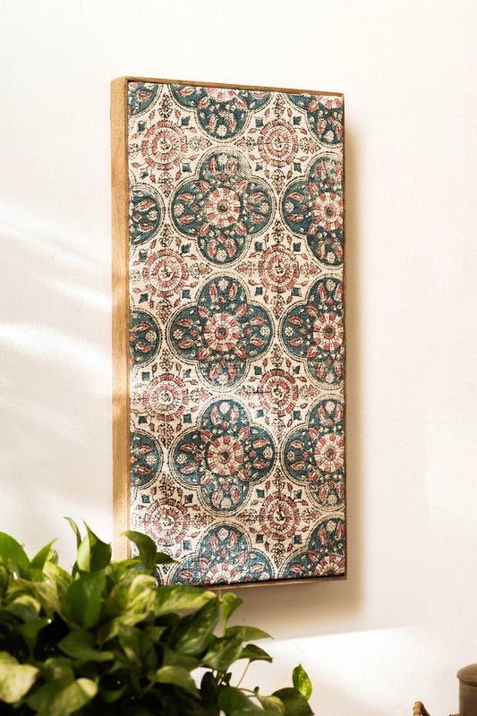Threaded Treasures Wood and Fabric Wall Decor - Big - TesuWall Decor