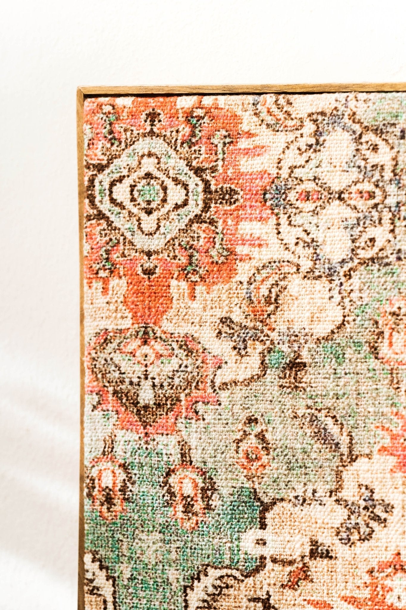 Threaded Treasures Wood and Fabric Wall Decor - Big - TesuWall Decor