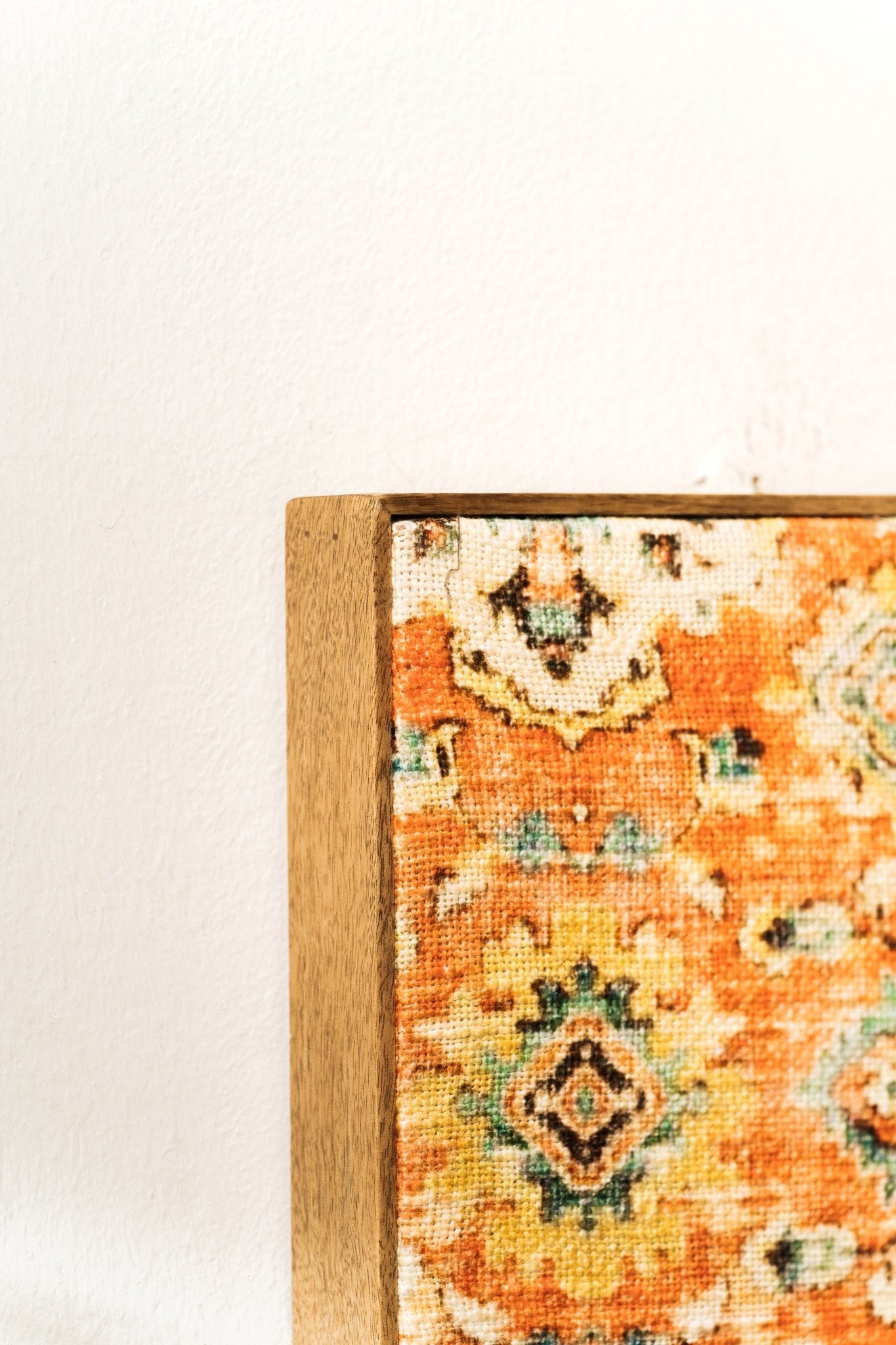 Threaded Treasures Wood and Fabric Wall Decor - Set of 2 - TesuWall Decor