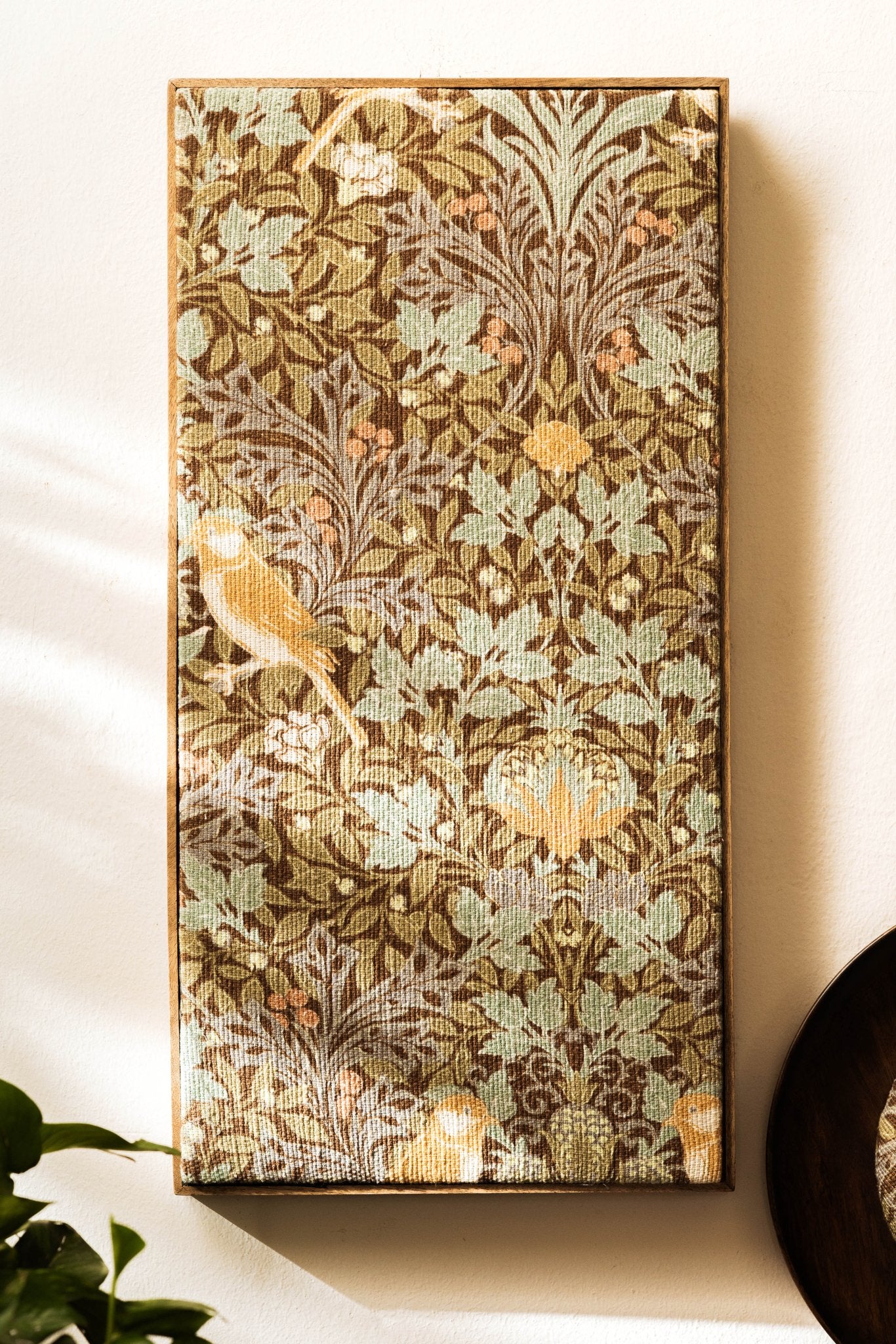 Threaded Treasures Wood and Fabric Wall Decor - Set of 2 - TesuWall Decor