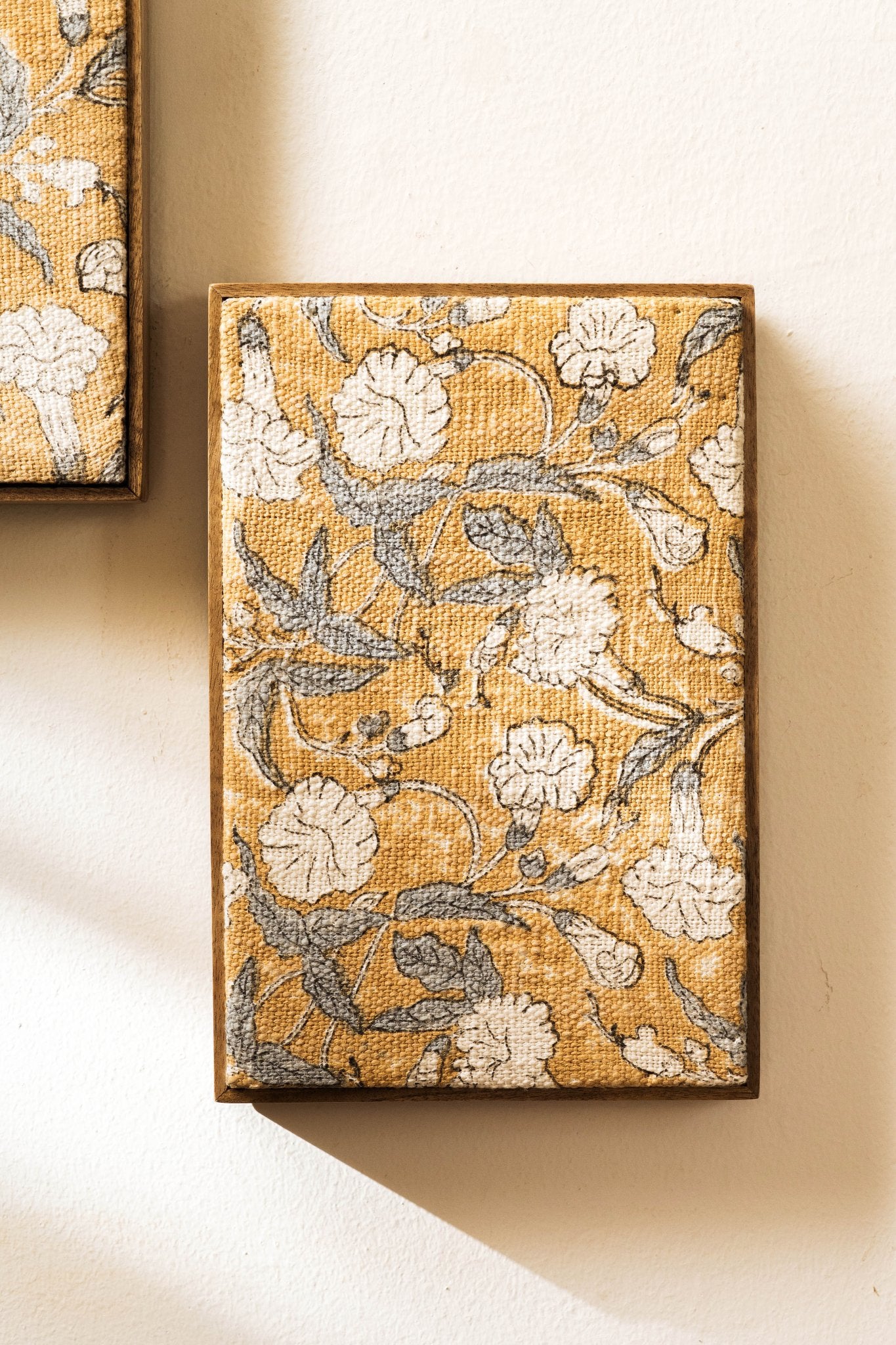Threaded Treasures Wood and Fabric Wall Decor - Set of 2 - TesuWall Decor