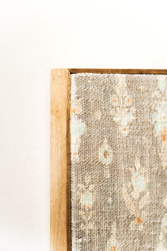 Threaded Treasures Wood and Fabric Wall Decor - Set of 2 - TesuWall Decor