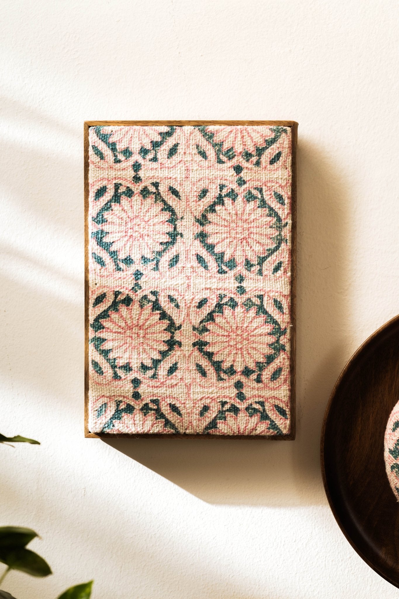 Threaded Treasures Wood and Fabric Wall Decor - Set of 2 - TesuWall Decor