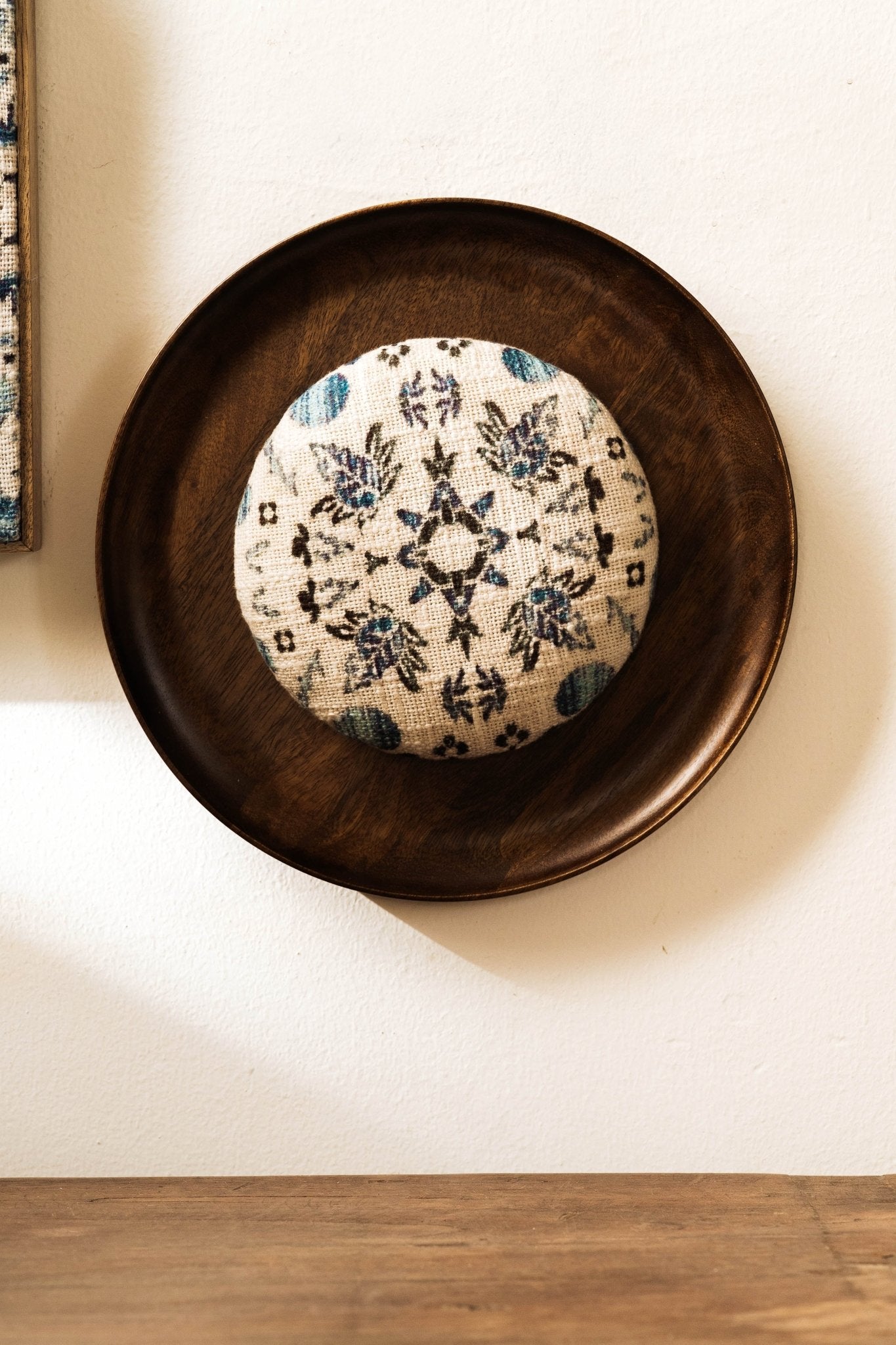 Threaded Treasures Wood and Fabric Wall Decor - Set of 2 - TesuWall Decor