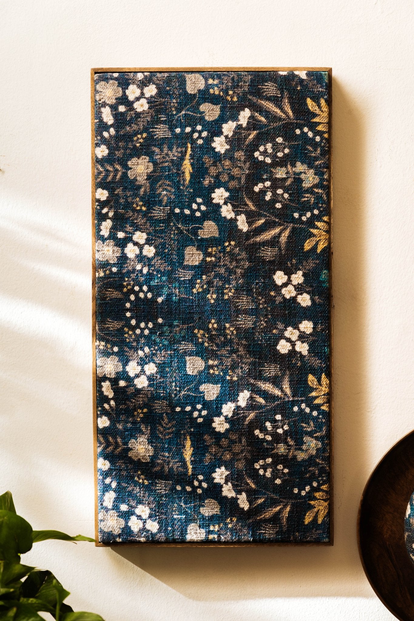 Threaded Treasures Wood and Fabric Wall Decor - Set of 2 - TesuWall Decor