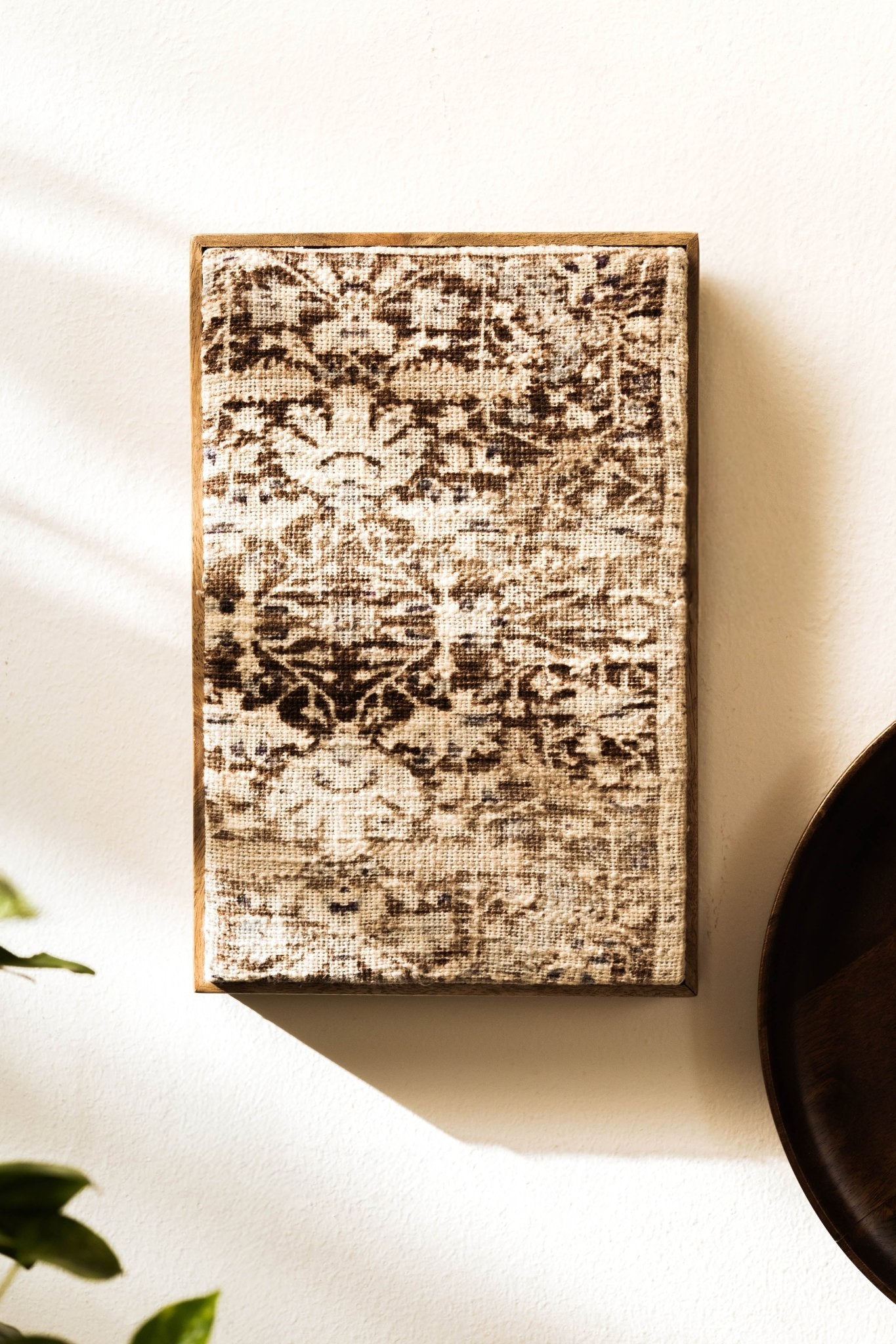 Threaded Treasures Wood and Fabric Wall Decor - Set of 2 - TesuWall Decor