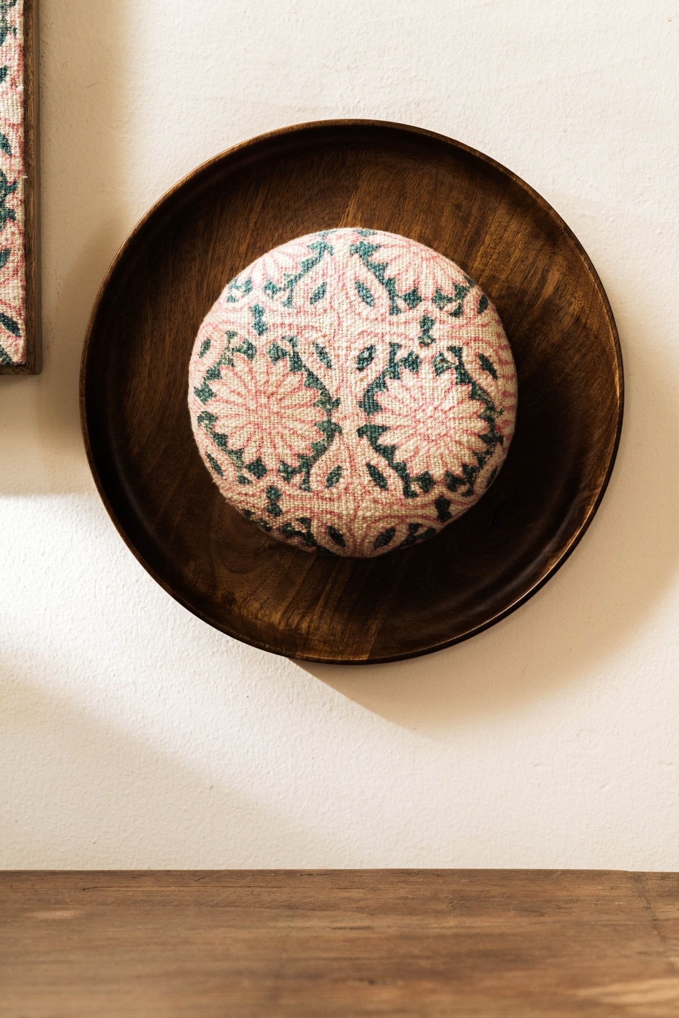 Threaded Treasures Wood and Fabric Wall Decor - Set of 2 - TesuWall Decor