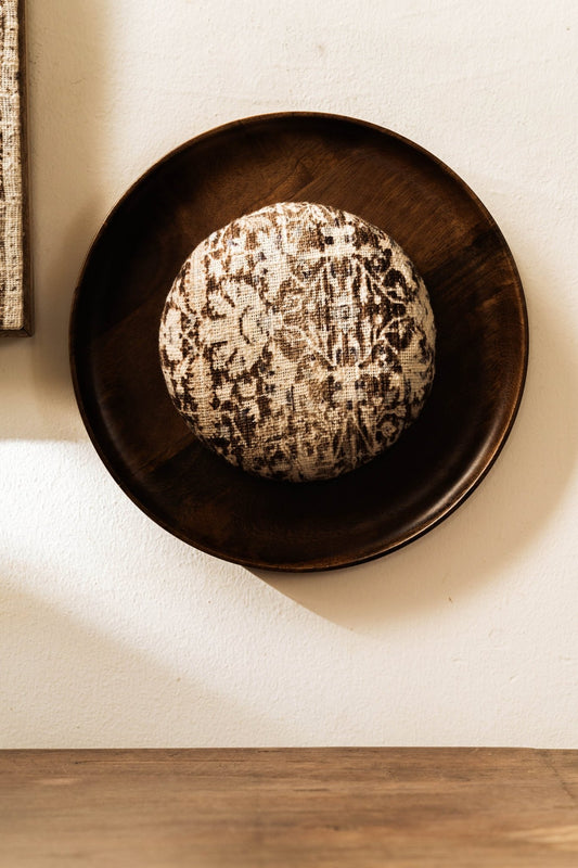Threaded Treasures Wood and Fabric Wall Decor