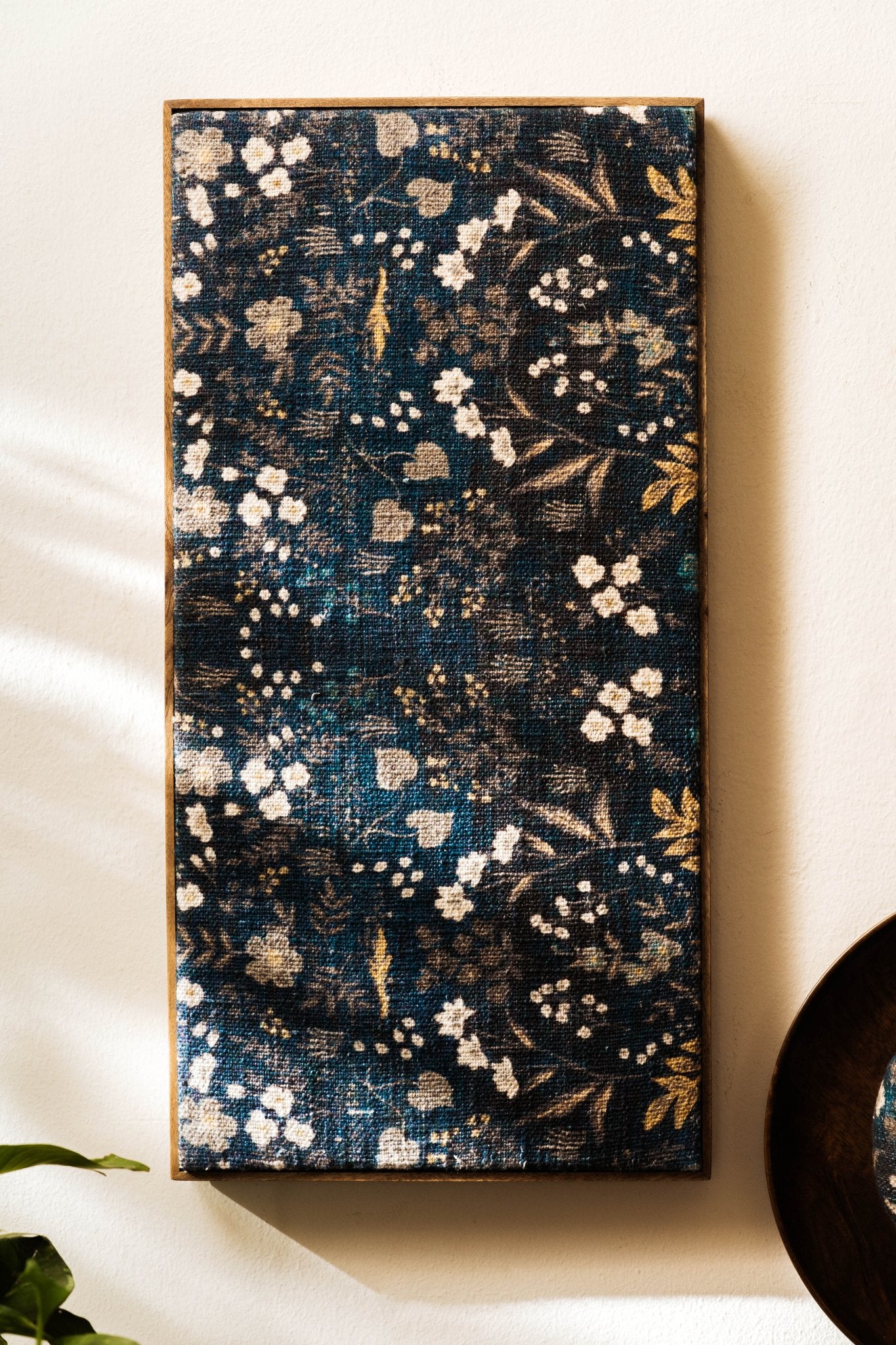 Threaded Treasures Wood and Fabric Wall Decor - Set of 2 - TesuWall Decor
