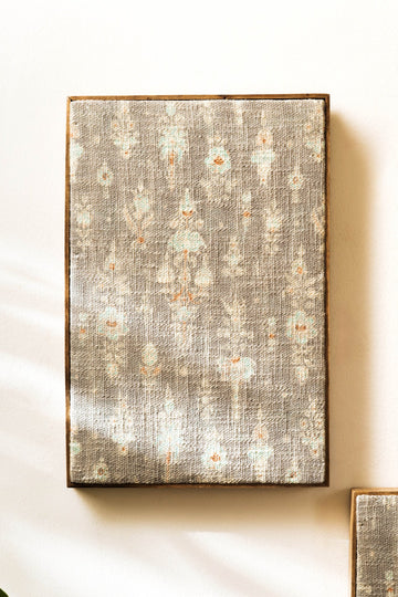 Threaded Treasures Wood and Fabric Wall Decor - Set of 2 - TesuWall Decor