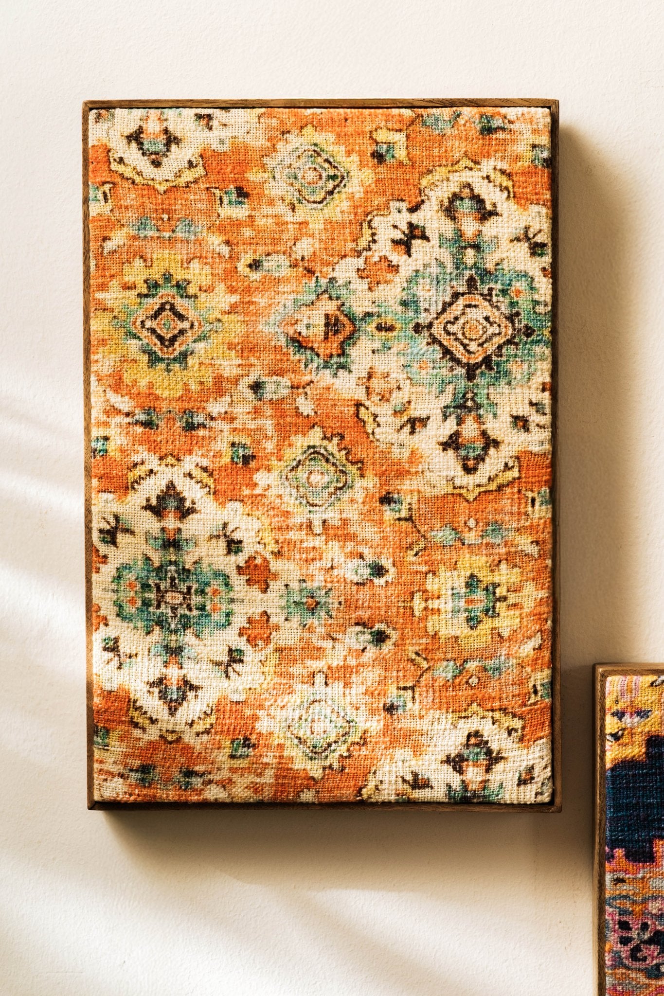 Threaded Treasures Wood and Fabric Wall Decor - Set of 2 - TesuWall Decor