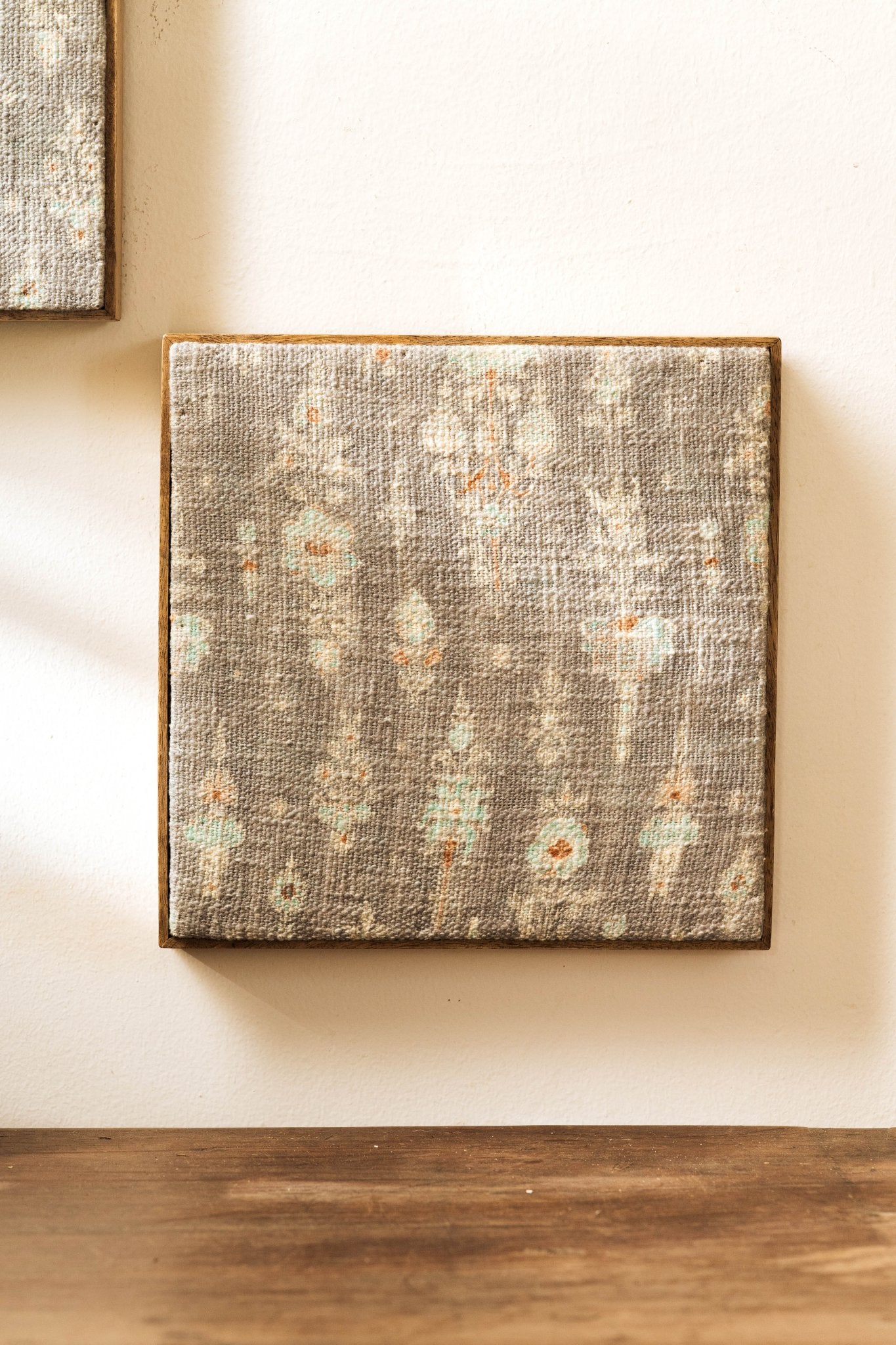 Threaded Treasures Wood and Fabric Wall Decor - Set of 2 - TesuWall Decor