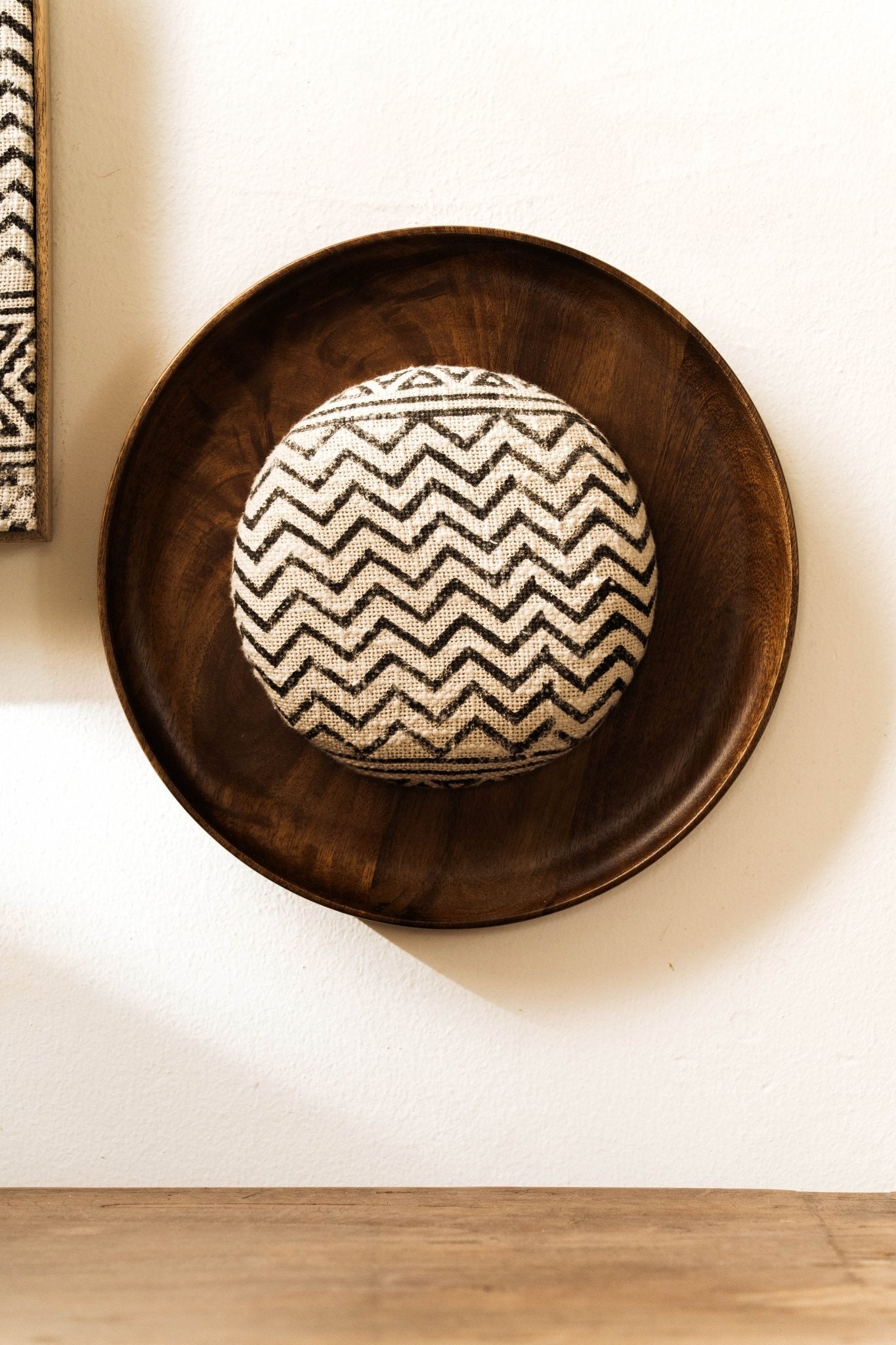 Threaded Treasures Wood and Fabric Wall Decor - Set of 2 - TesuWall Decor