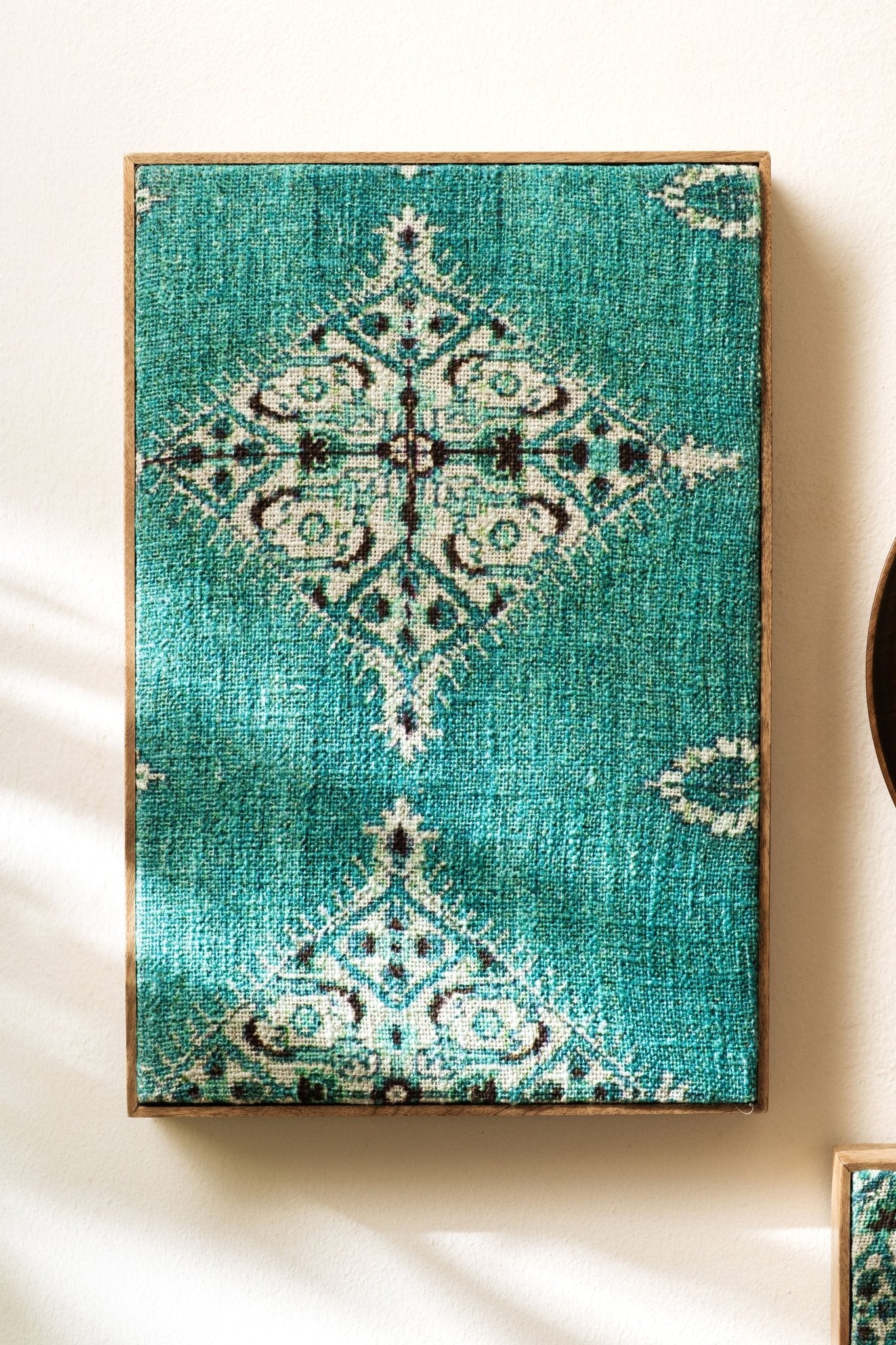 Threaded Treasures Wood and Fabric Wall Decor - Set of 3 - TesuWall Decor