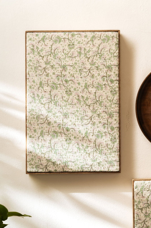 Threaded Treasures Wood and Fabric Wall Decor - Set of 3 - TesuWall Decor