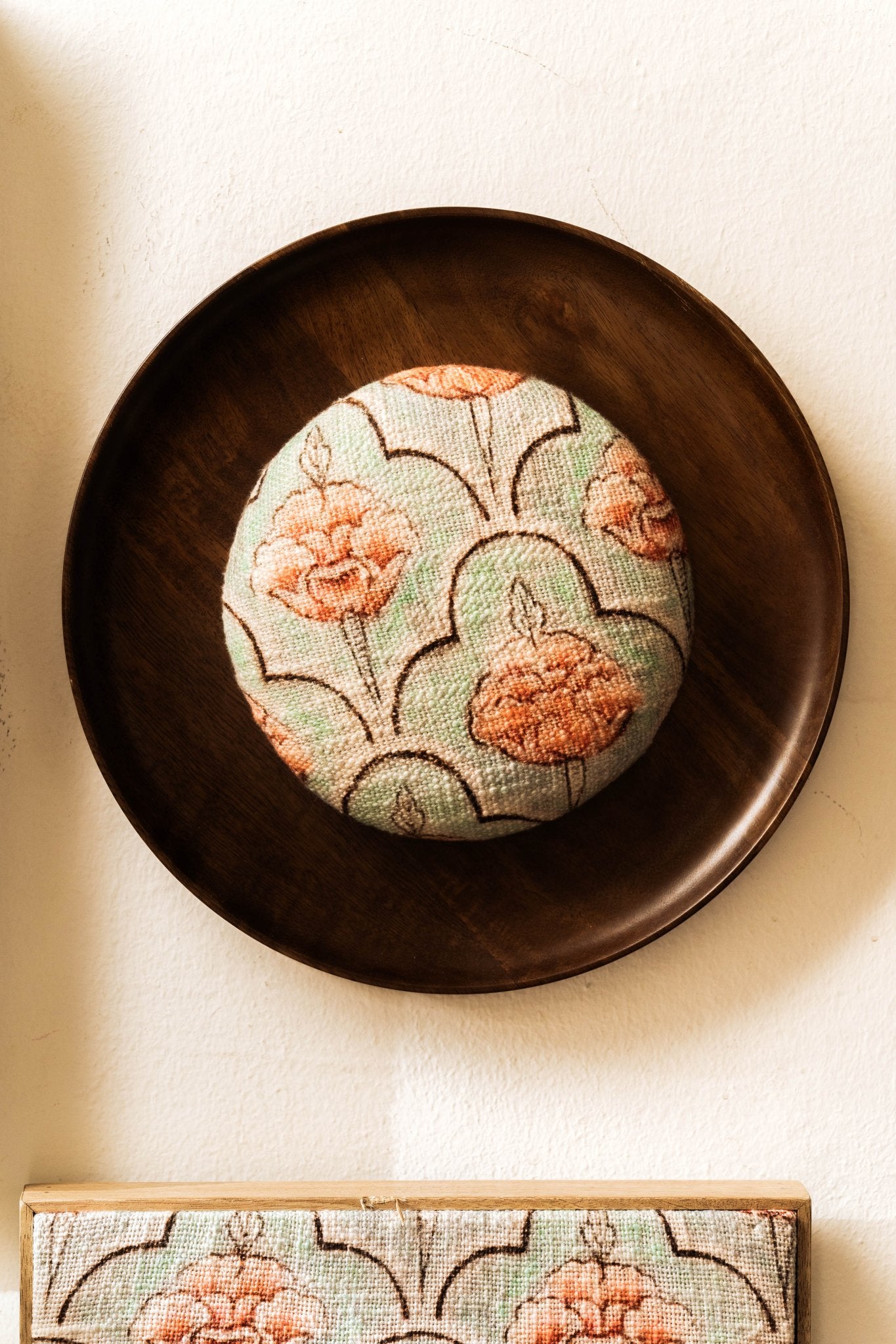 Threaded Treasures Wood and Fabric Wall Decor - Set of 3 - TesuWall Decor