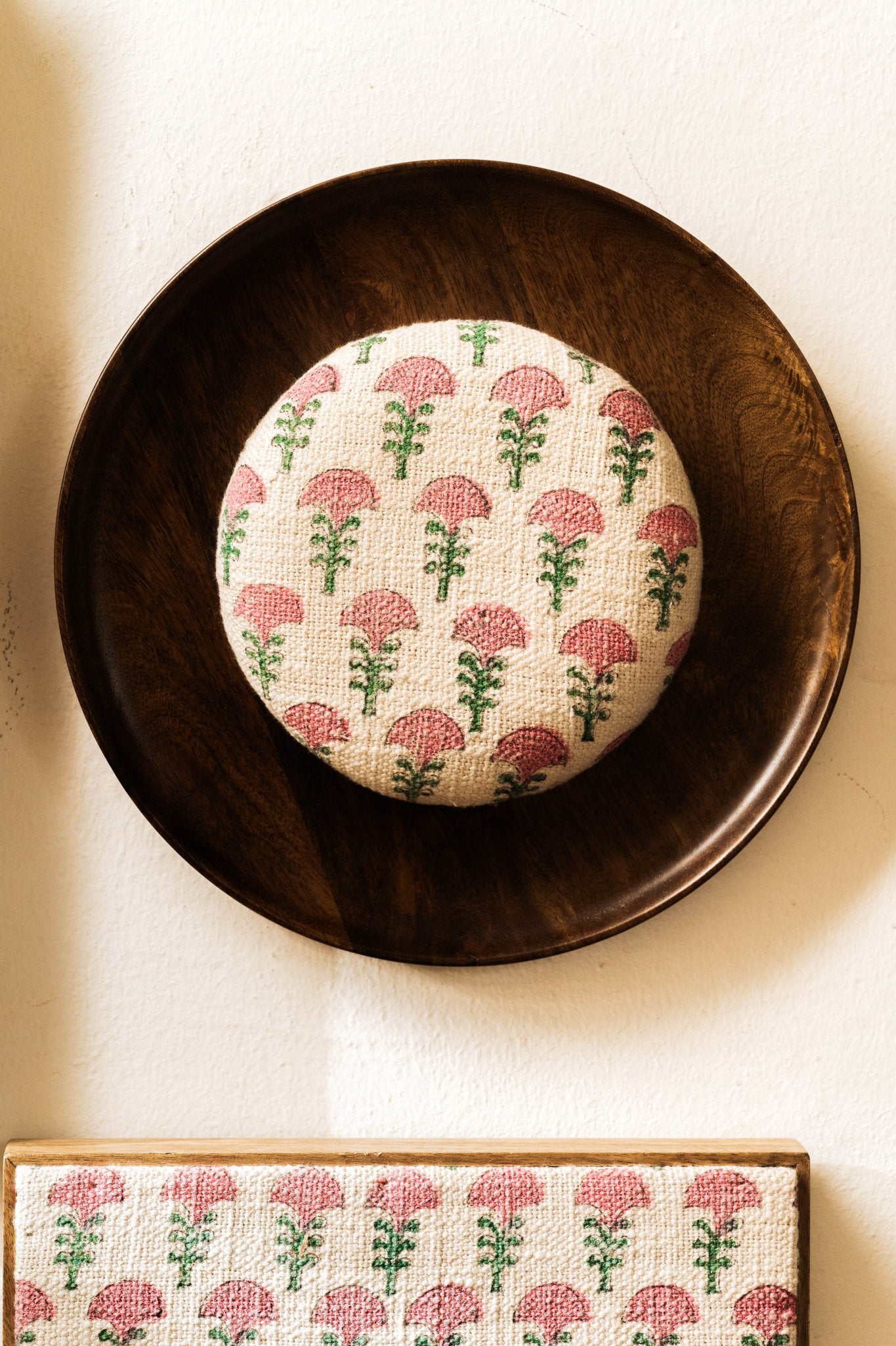Threaded Treasures Wood and Fabric Wall Decor - Set of 3 - TesuWall Decor