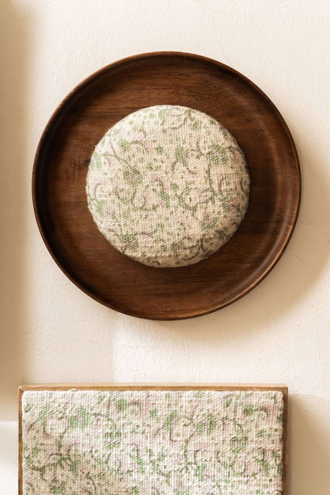 Threaded Treasures Wood and Fabric Wall Decor - Set of 3 - TesuWall Decor