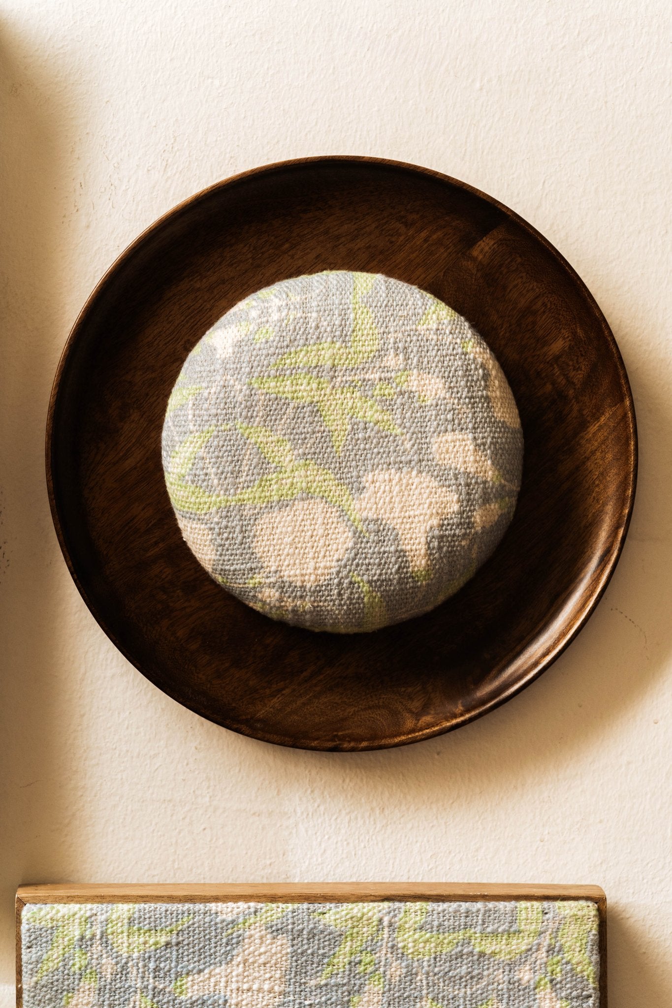 Threaded Treasures Wood and Fabric Wall Decor - Set of 3 - TesuWall Decor