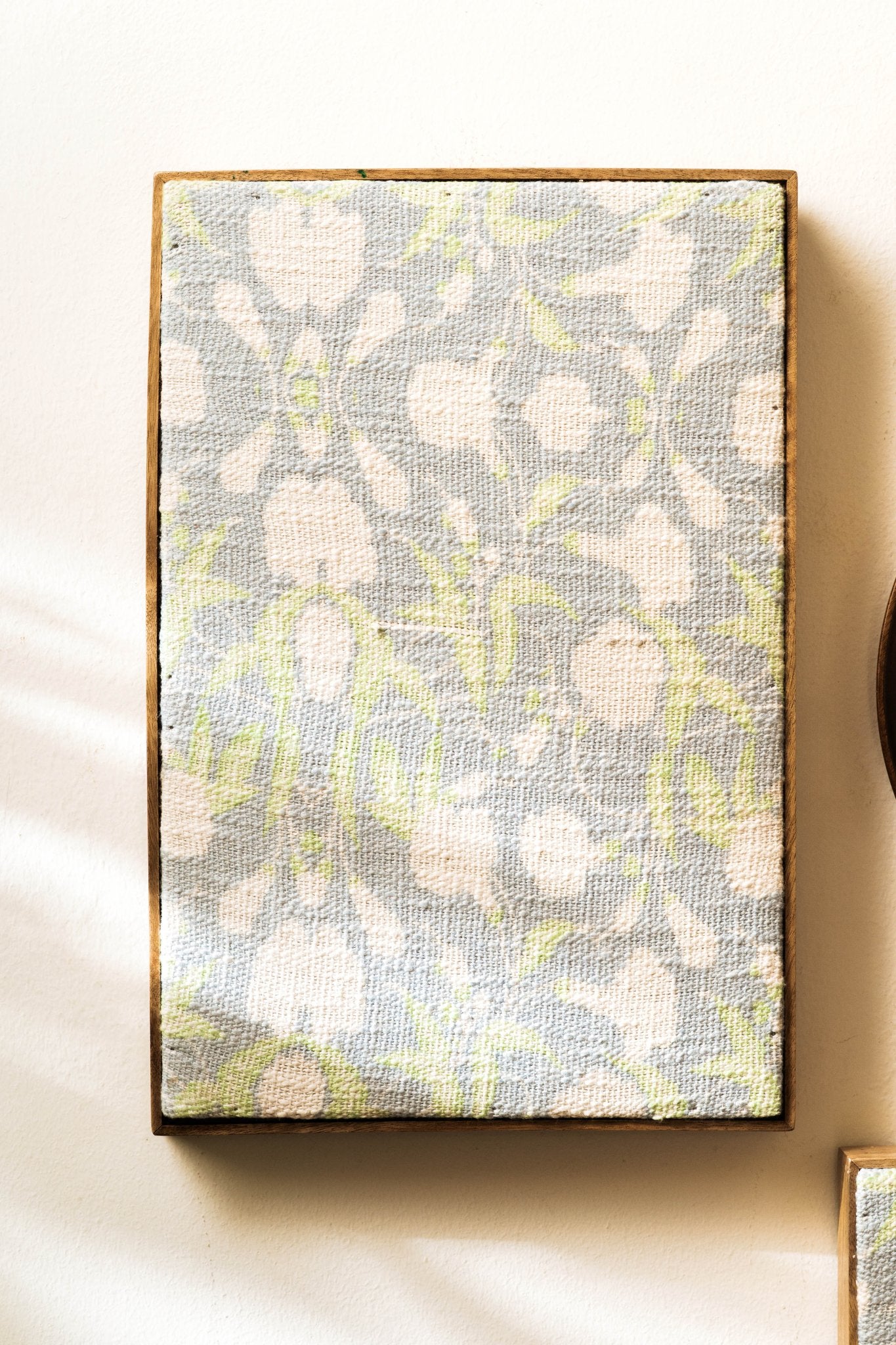 Threaded Treasures Wood and Fabric Wall Decor - Set of 3 - TesuWall Decor