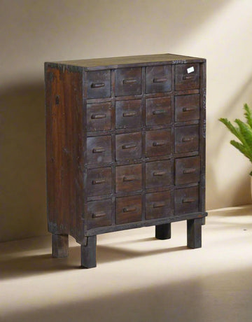 Timber Legacy Cabinet - Reclaimed Teak Multi - Drawer Chest - TesuCabinets & Storage