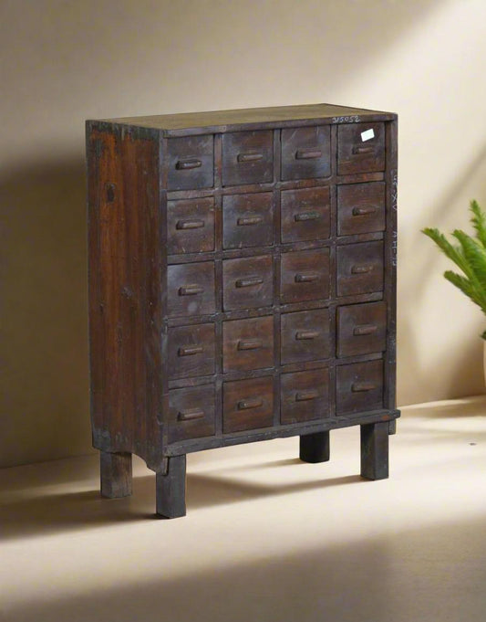 Timber Legacy Cabinet - Reclaimed Teak Multi - Drawer Chest - TesuCabinets & Storage