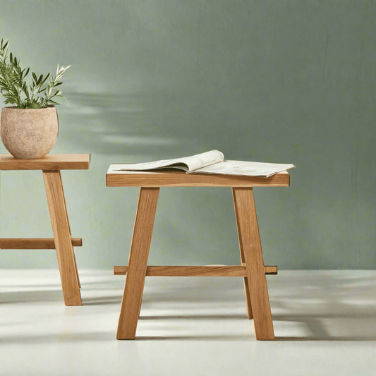 Timber Rectangle Stool - TesuStool