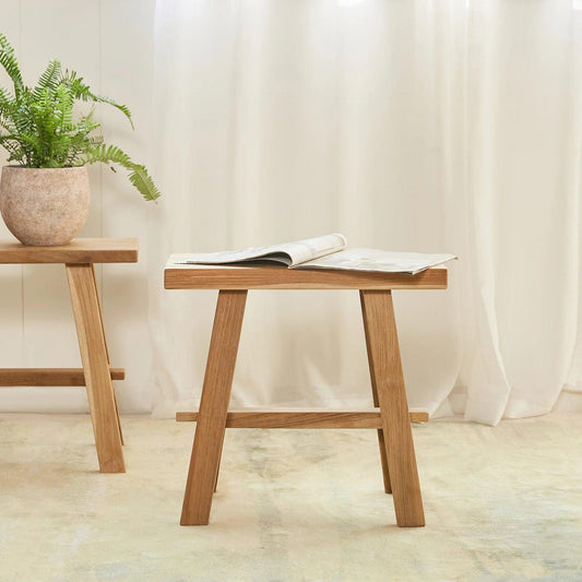 Timber Rectangle Stool - TesuStool