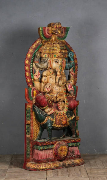 Traditional Ganapati Masterpiece - TesuSculpture