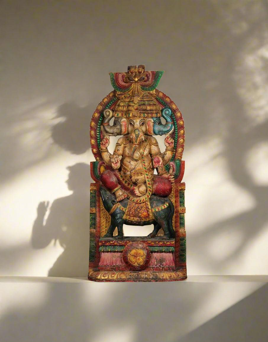 Traditional Ganapati Masterpiece - TesuSculpture
