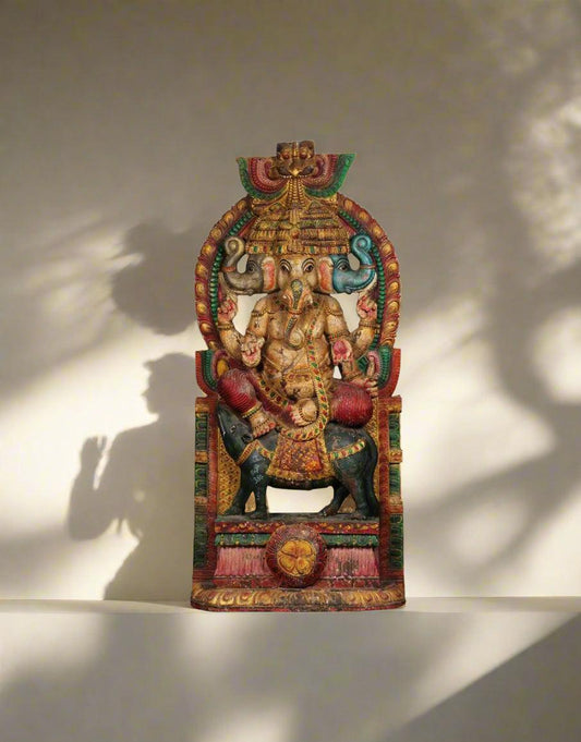 Traditional Ganapati Masterpiece - TesuSculpture