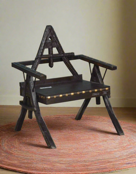 Triangle Back Wooden Cart Chair - TesuChairs & Seating