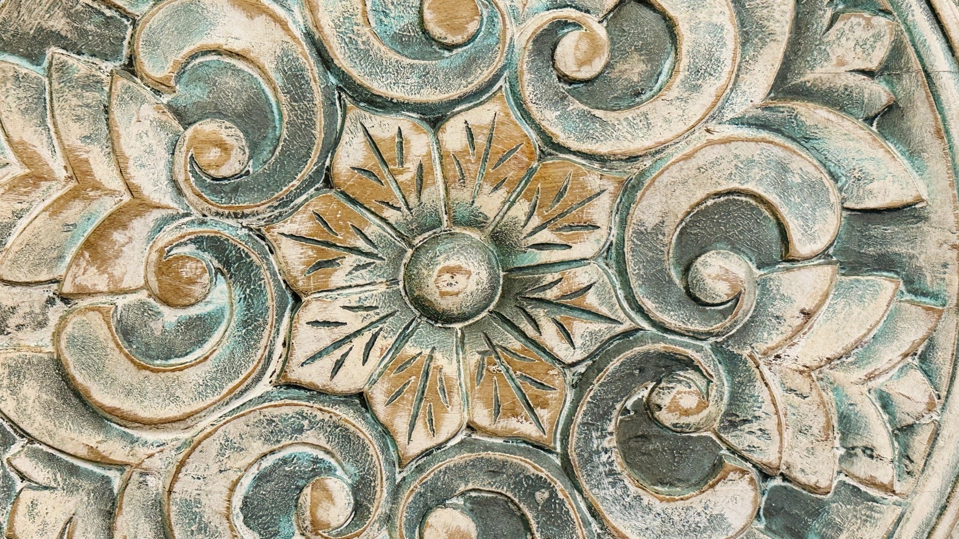 Turquoise Carved Wall Decor - TesuWall Decor