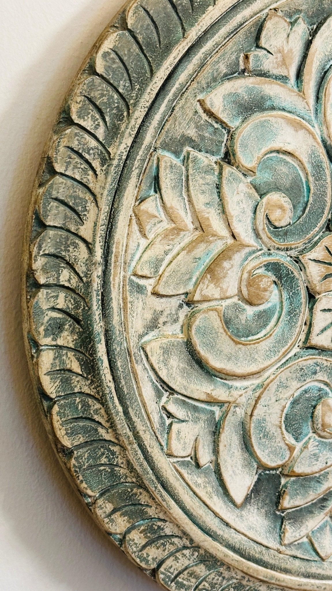 Turquoise Carved Wall Decor - TesuWall Decor