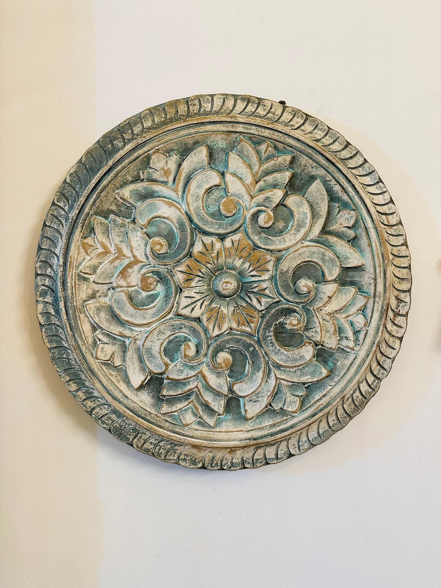 Turquoise Carved Wall Decor - TesuWall Decor