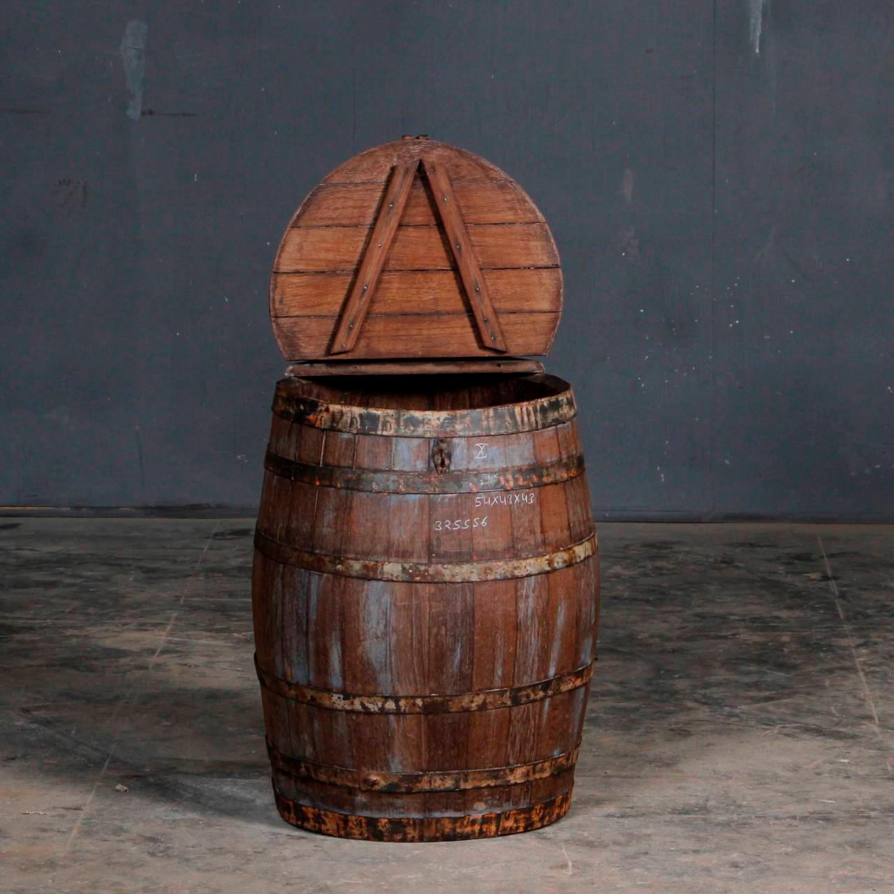 Vintage Barrel Drum - TesuCabinets & Storage