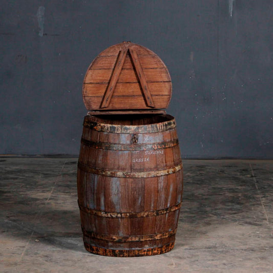 Vintage Barrel Drum - TesuCabinets & Storage